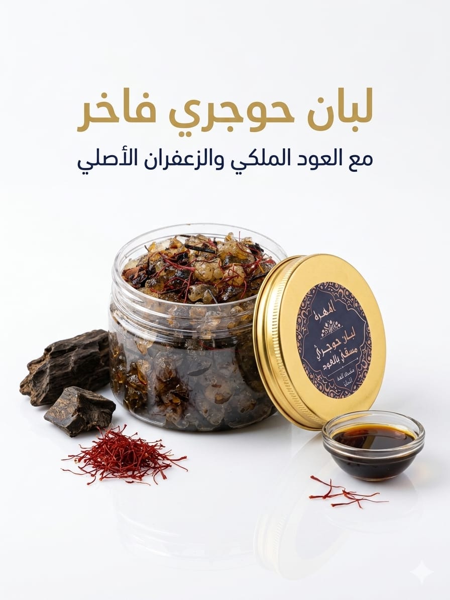 لبان حوجري عماني مسقي بالعود