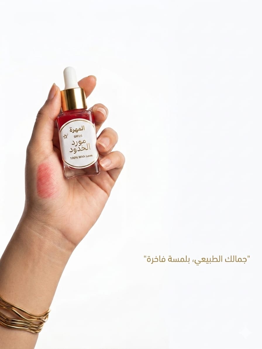 مورد الخدود والشفاه spf25 بالعكر الفاسي
