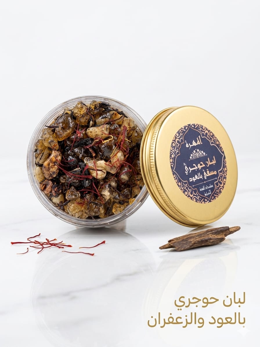 لبان حوجري عماني مسقي بالعود