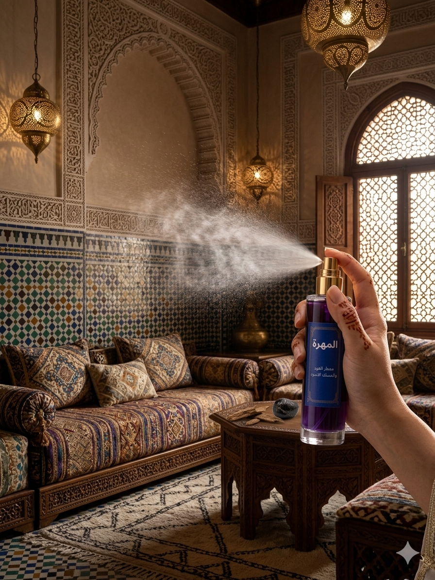 معطر العود والمسك الاسود لعشاق الهدوء والفخامة 50 مل
